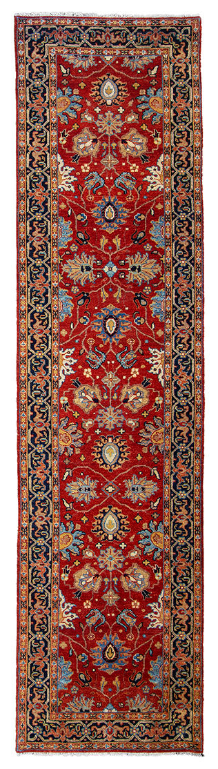 Fine Tabriz Style Runner Rug - 305 x 79 cm - REF:1017-93