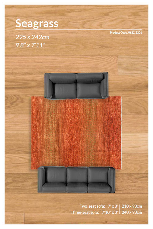 Thumbnail: Red Sands Design Rug - 295 x 242 cm - REF:0622-2301