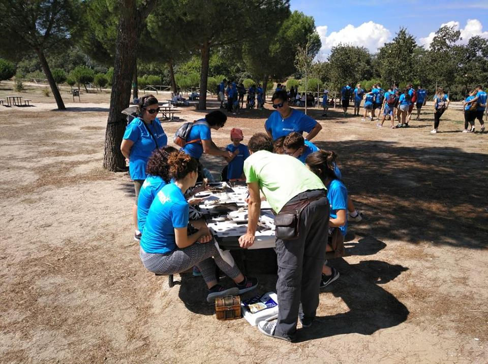 Taller con trabajadores de Decathlon