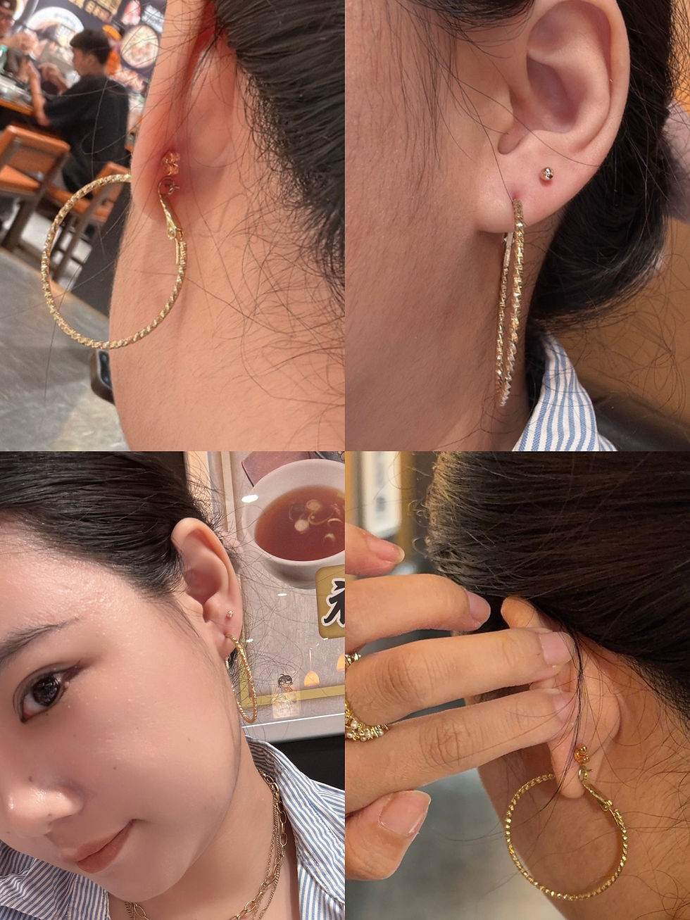 耳洞的正面與反面