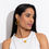 Thumbnail: Sphere Natural Stone Agate Necklace, handcrafted Jewelry from Brazil yellow