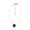 Thumbnail: Sphere Natural Stone Agate Necklace, handcrafted Jewelry from Brazil brown
