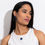Thumbnail: Sphere Natural Stone Agate Necklace, handcrafted Jewelry from Brazil blue