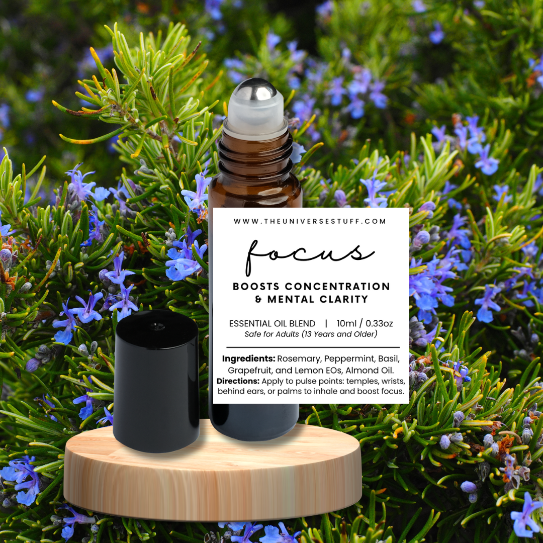 Mistura de óleos essenciais Focus