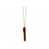 Thumbnail: Long Fillet Agate Wood Necklace