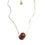 Thumbnail: Sphere Natural Stone Agate Necklace, handcrafted Jewelry from Brazil caramel