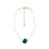 Thumbnail: Sphere Natural Stone Agate Necklace, handcrafted Jewelry from Brazil green