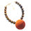 Miniatura: Tiger Eye Natural Stone Agate Necklace Jewelry from Brazil Brown