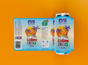 Moat Mountain Brewing Co. Cali 1 IPA Label