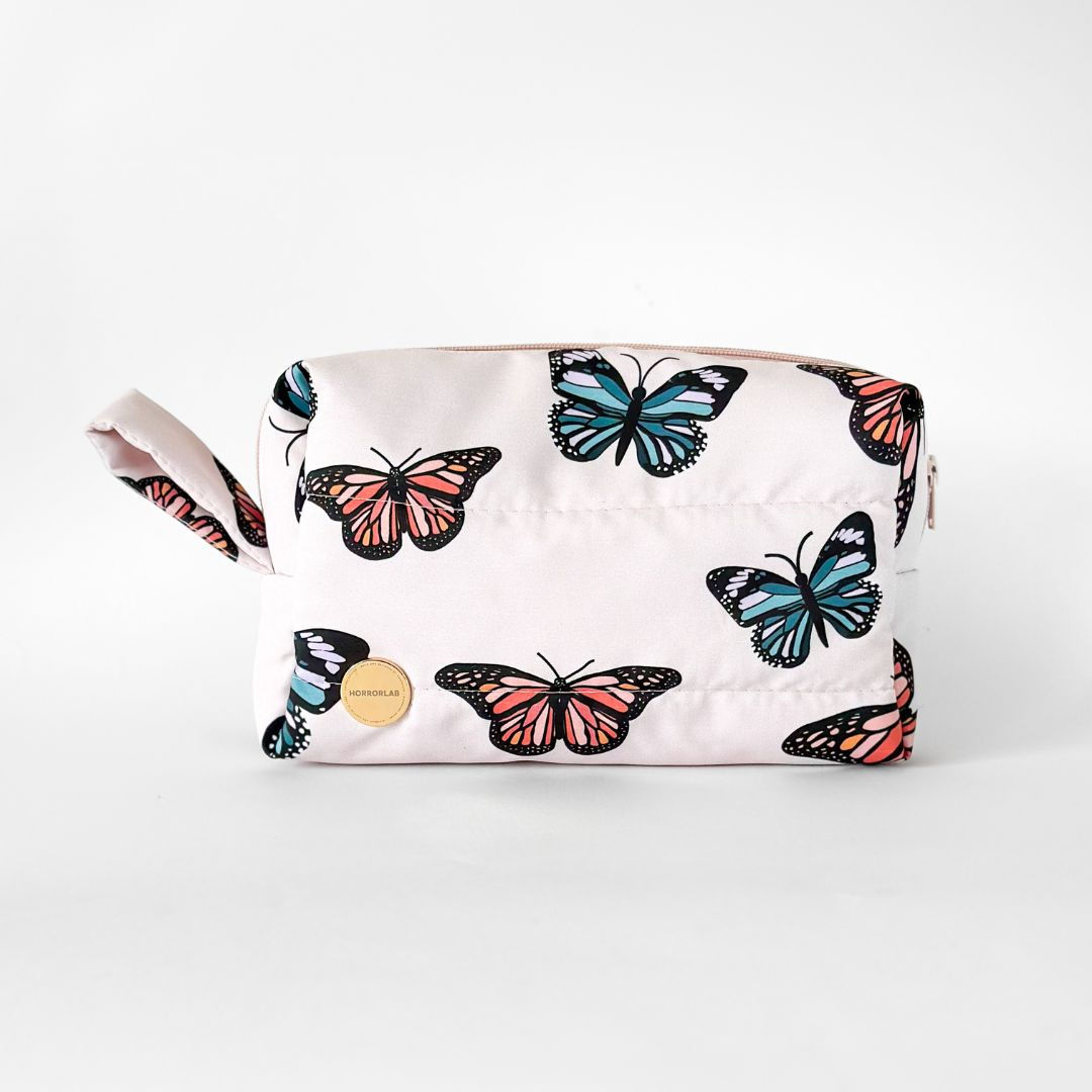 Heliconia - Cosmetic Cable Puffer Bag