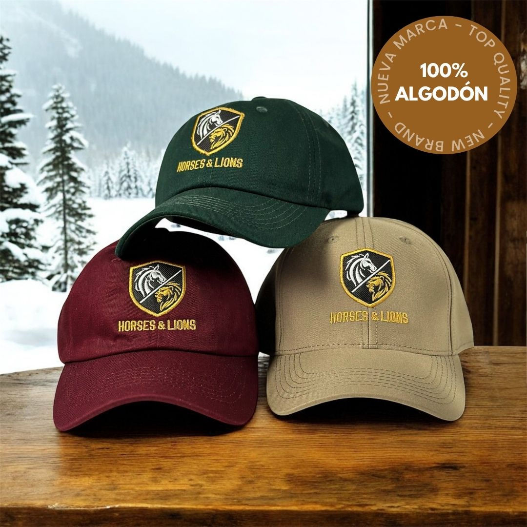 Gorra 100% Algodón - Horses & Lions