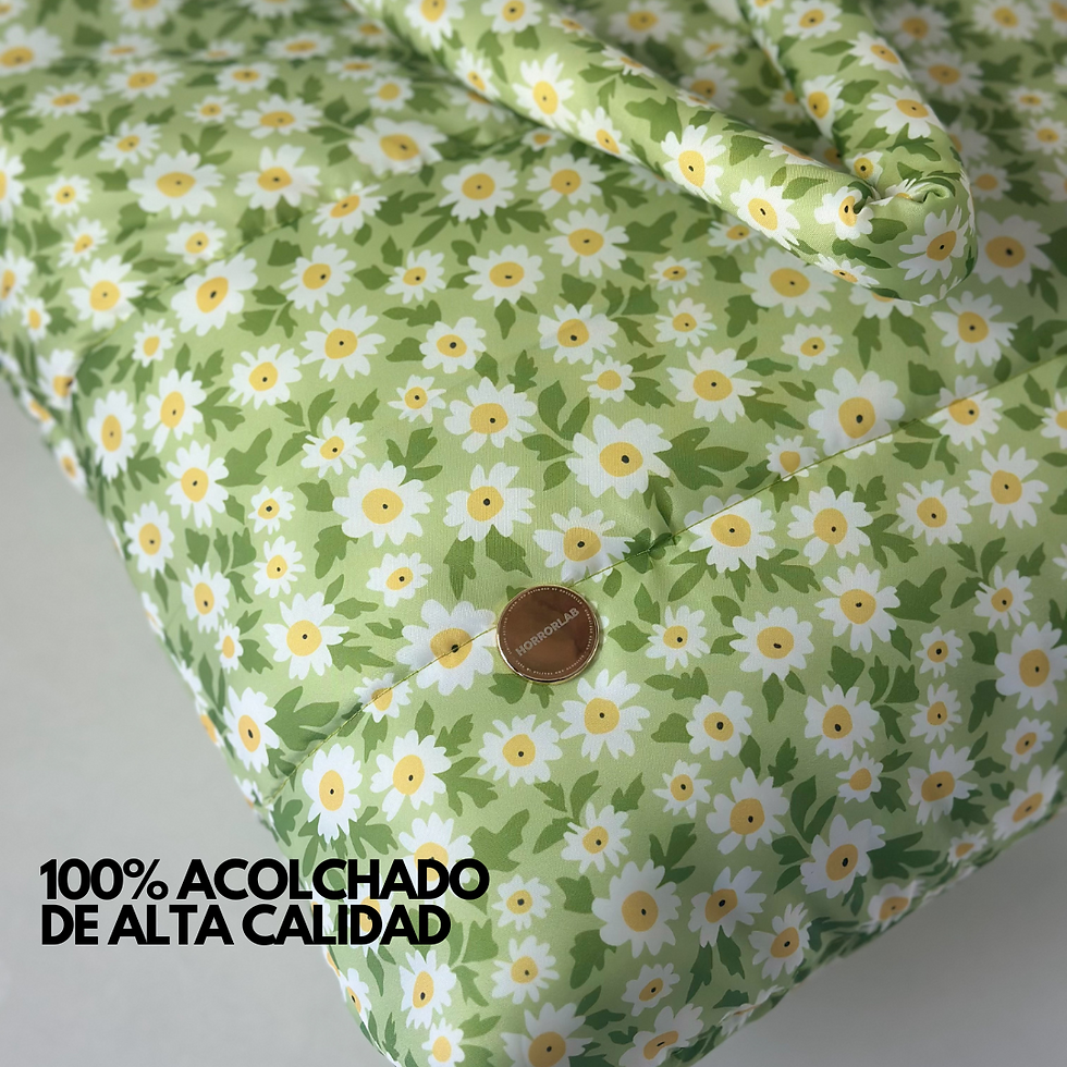 Miniatura: Daisy Mini Green - Tote Bolso Puffer para Laptop Macbook