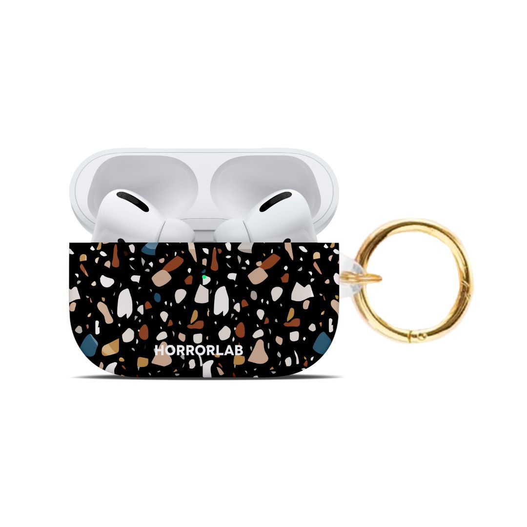 Black Terrazzo - Airpods Pro Case