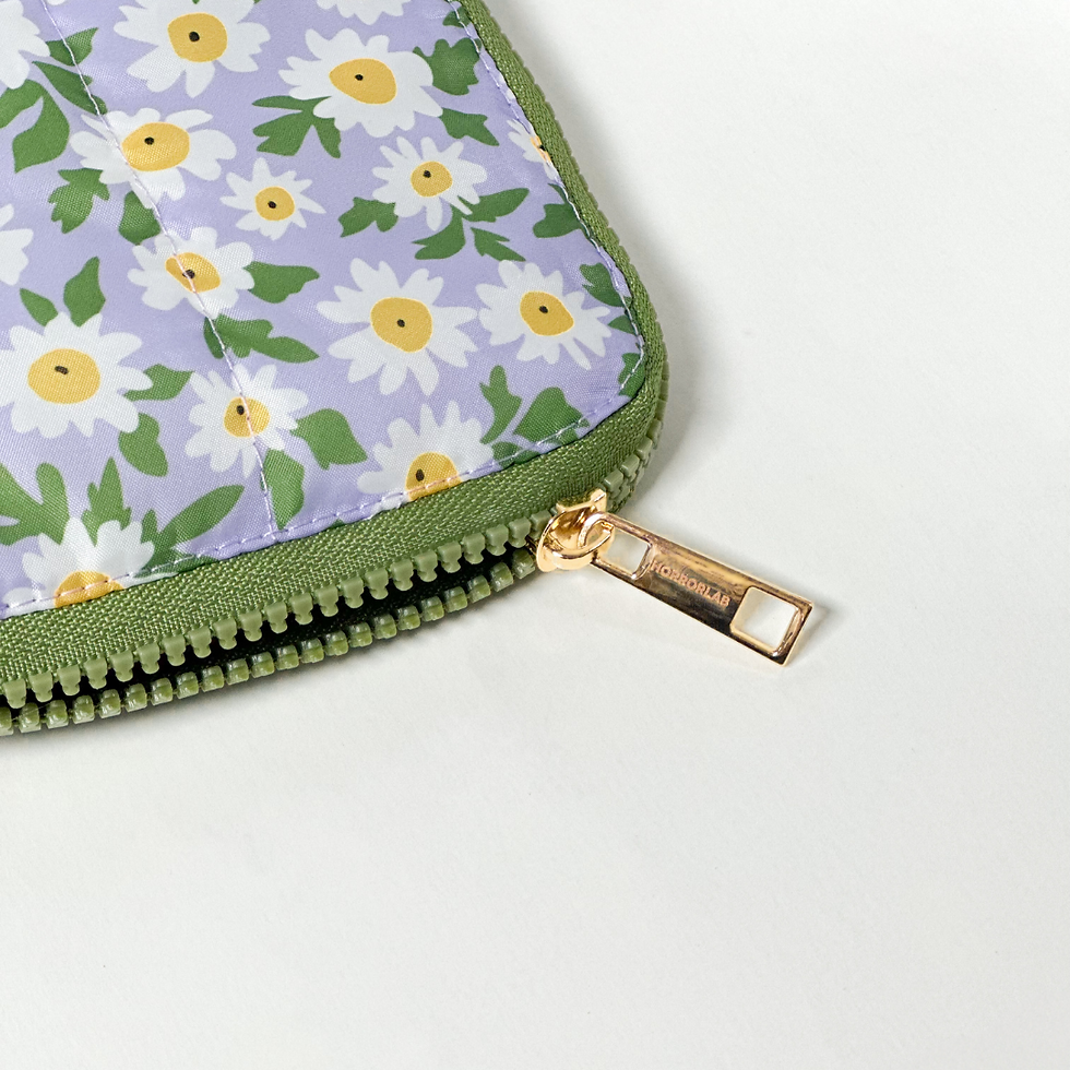 Miniatura: Daisy Mini Floral  - Funda Zipper Puffer Laptop Macbook