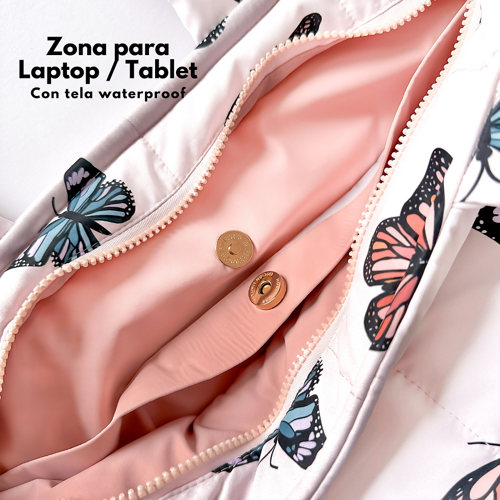 Miniatura: Heliconia - Tote Bolso Puffer para Laptop Macbook