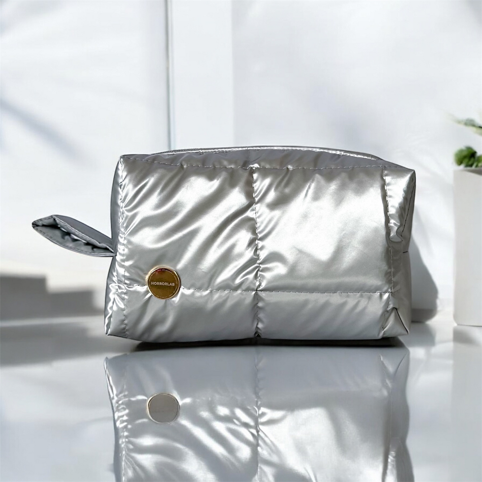 Miniatura: Silver Moon - Cosmetic Cable Puffer Bag