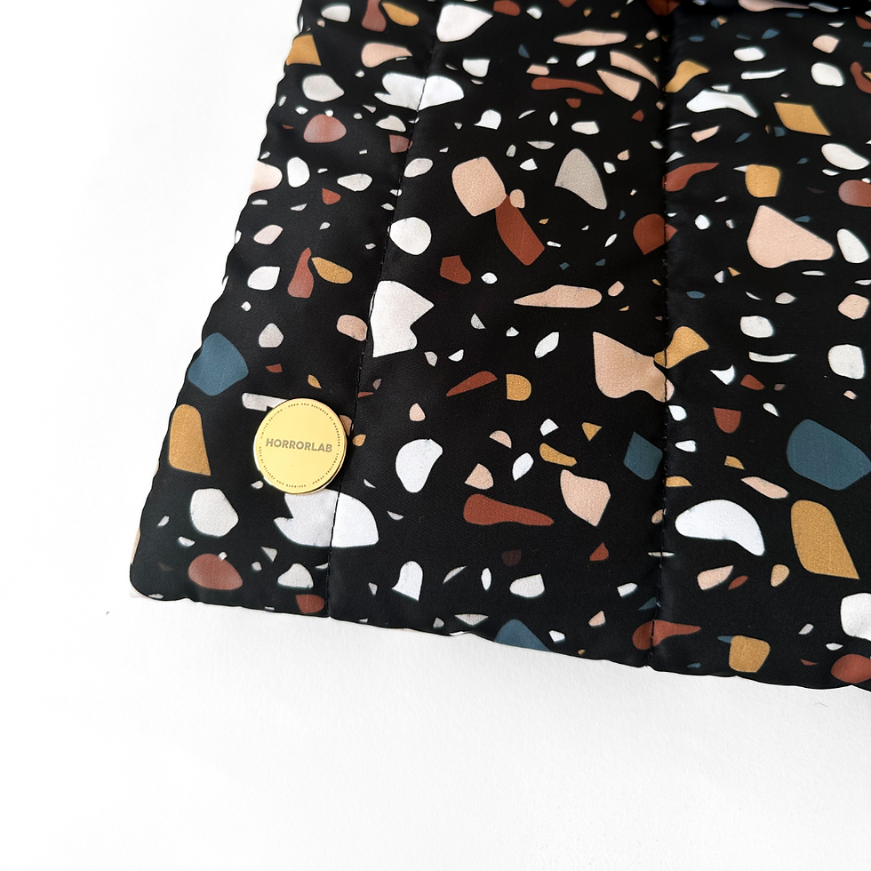 Miniatura: Black Terrazo - Funda Puffer Laptop iPad