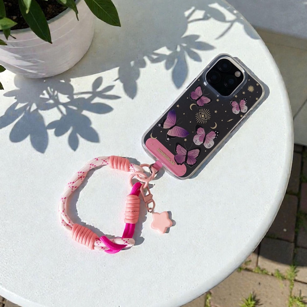 Miniatura: Soft Pink Star Braid correa para iPhone - Caseland
