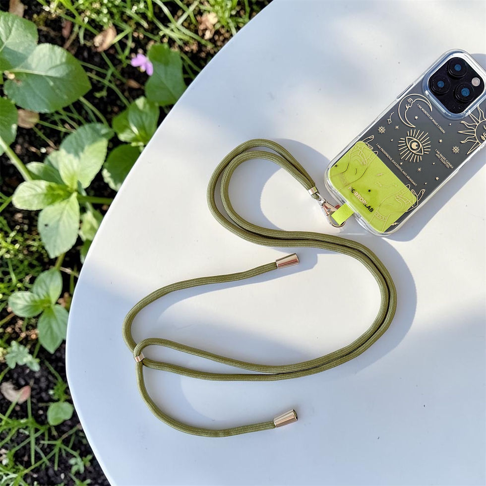 Miniatura: Neutral Olive - Correa larga crossbody para iPhone