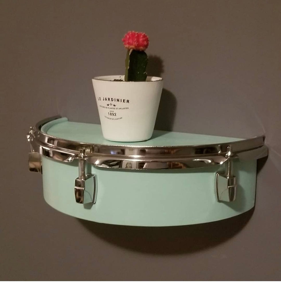Thumbnail: Custom Sized Drum Wall Shelf- Made To Order