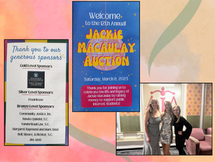12th Annual Jackie Macaulay Auction!