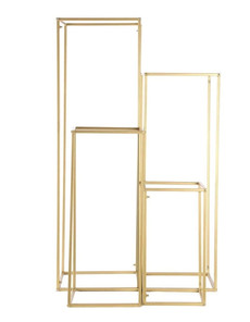 Gold Tone Flower Stands