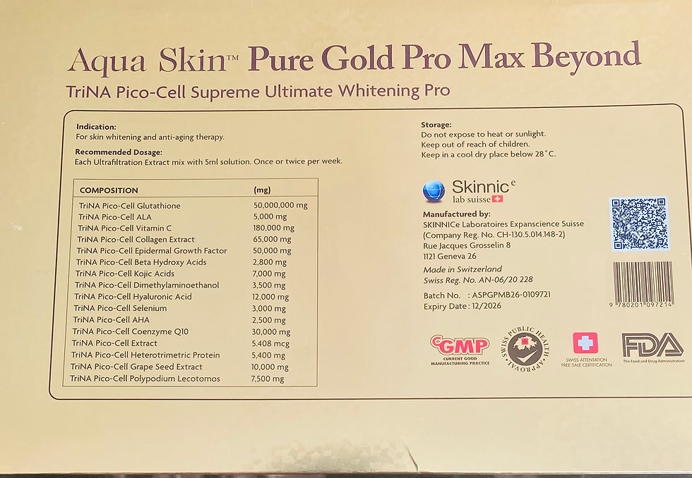 Thumbnail: GLUTATHIONE Skin Whitening Injection! Authentic! Aqua Skin. Plus Vit C 1000mg.