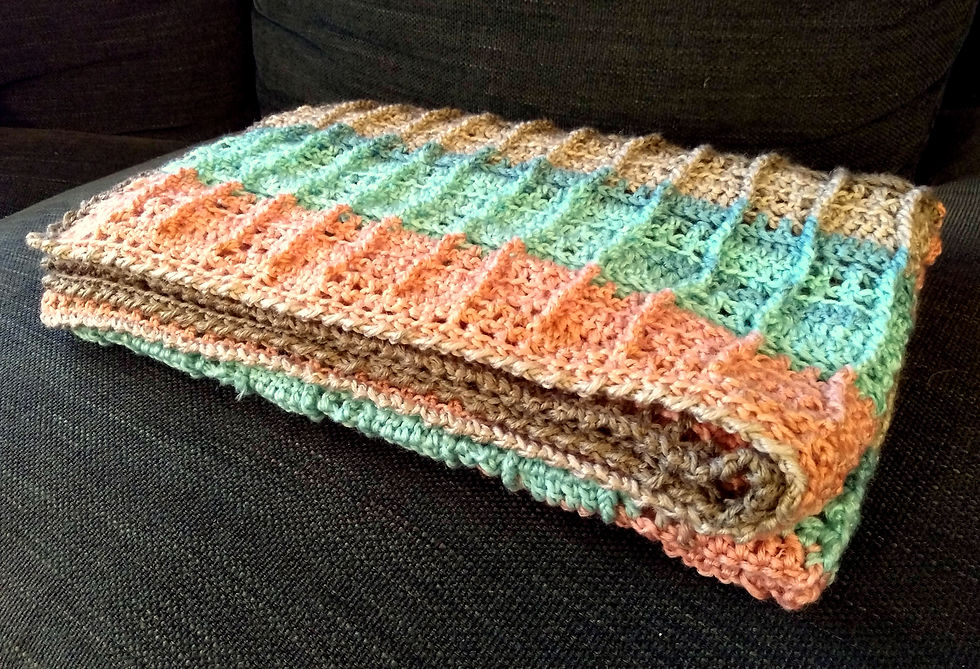 Thumbnail: Tucson Bloom Blanket Pattern (crochet)