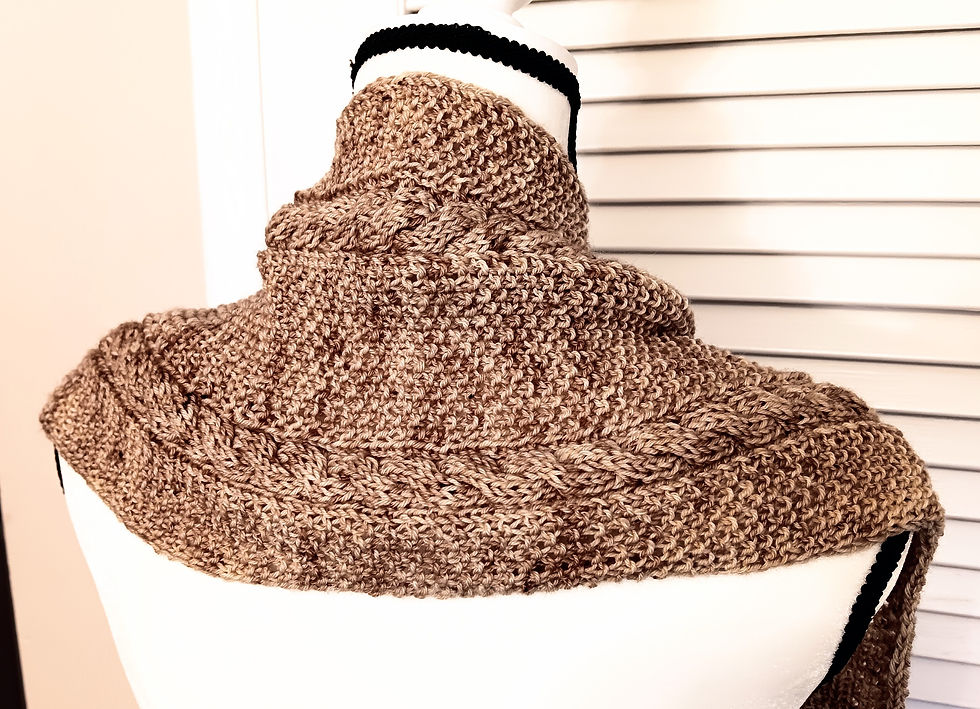 Thumbnail: Meni Scarf Pattern (knit)