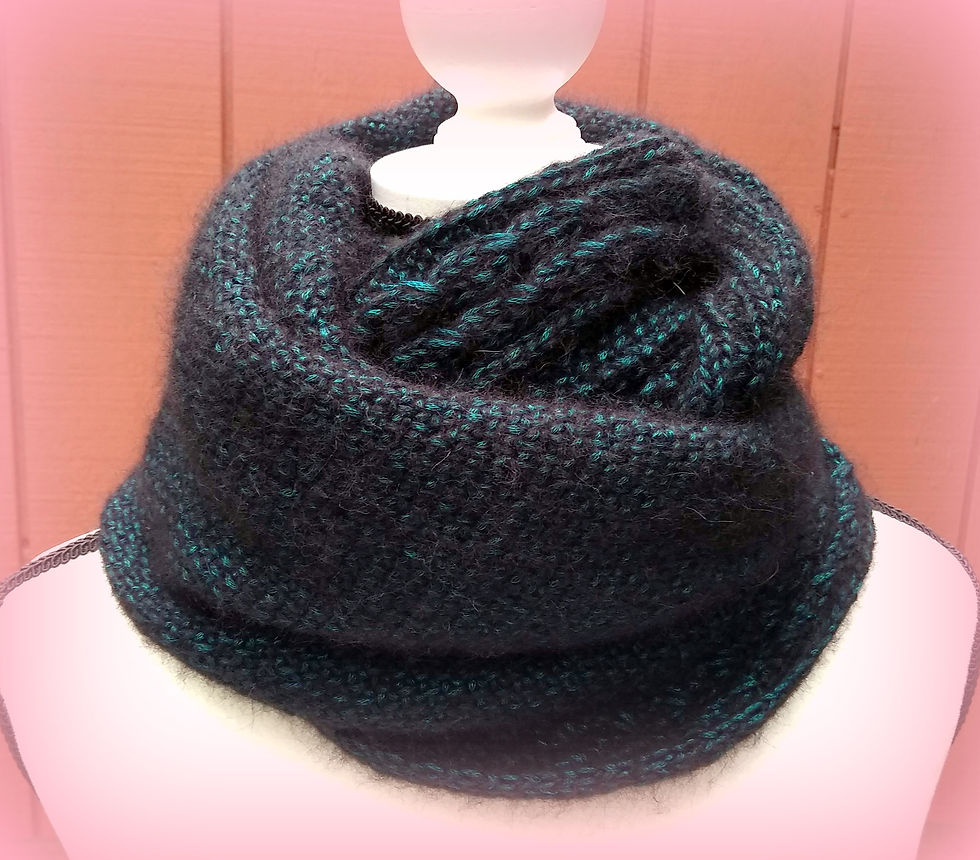Thumbnail: Metalwork Infinity Wrap Pattern (knit)