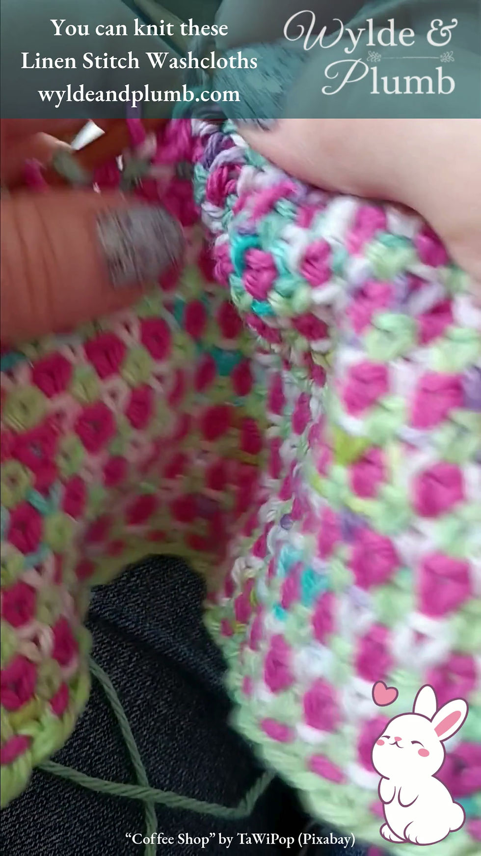 Thumbnail: Linen Stitch Washcloths Pattern (knit)
