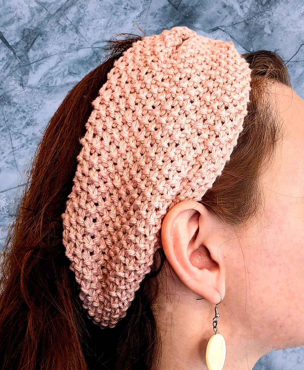Thumbnail: Spa Scrunch Headband Pattern (knit)