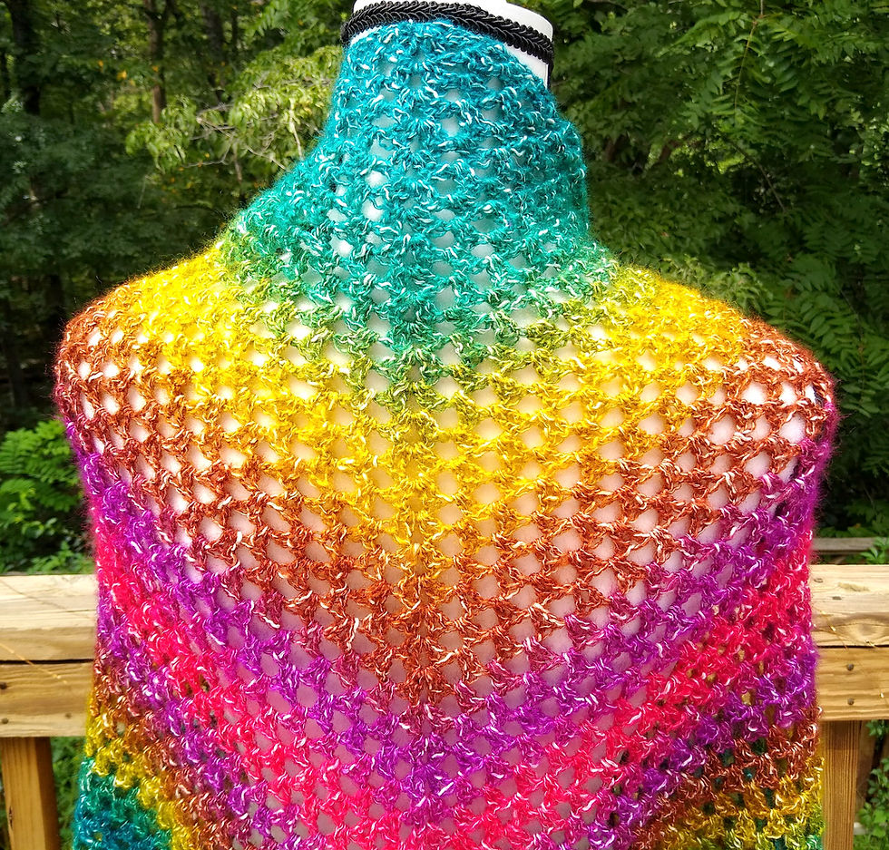 Thumbnail: Beryl Flutter Shawl Pattern (crochet)