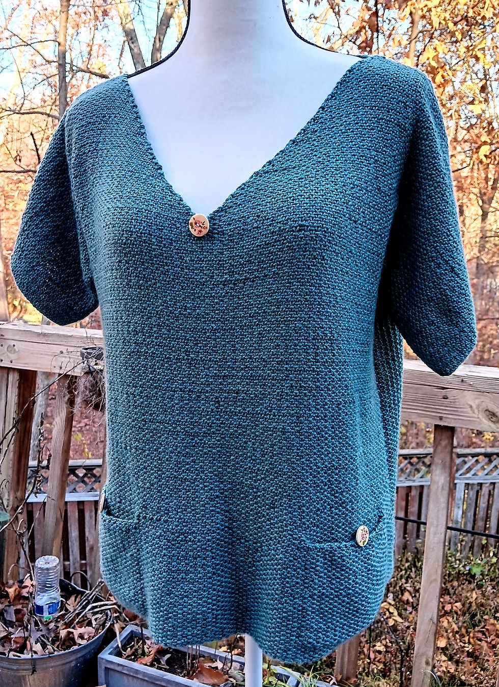 Thumbnail: Miwa Pocketed Vest Pattern (knit)