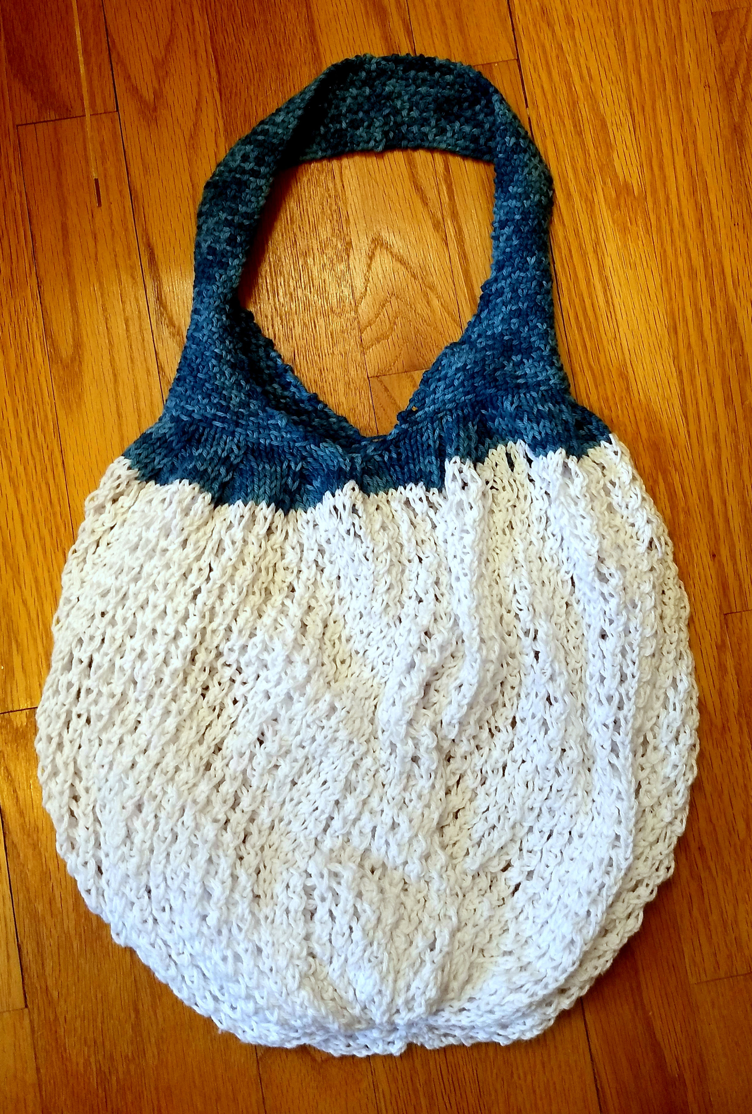 Apple Bottom Market Bag Pattern (knit)
