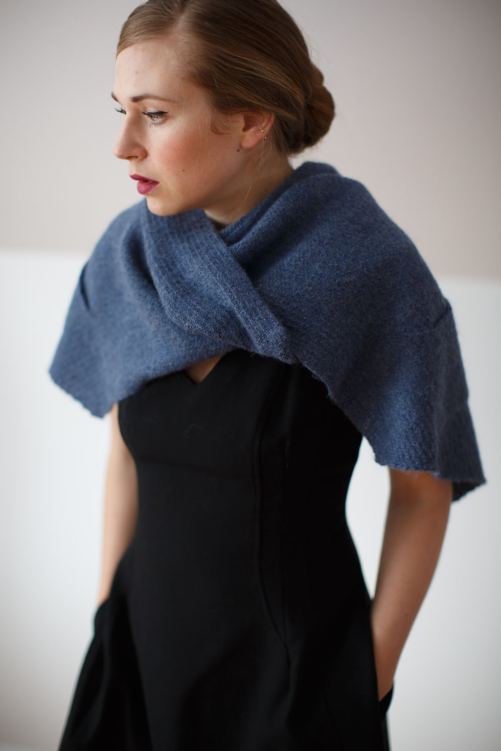 Thumbnail: Gwynevyr Wrap Pattern (knit)