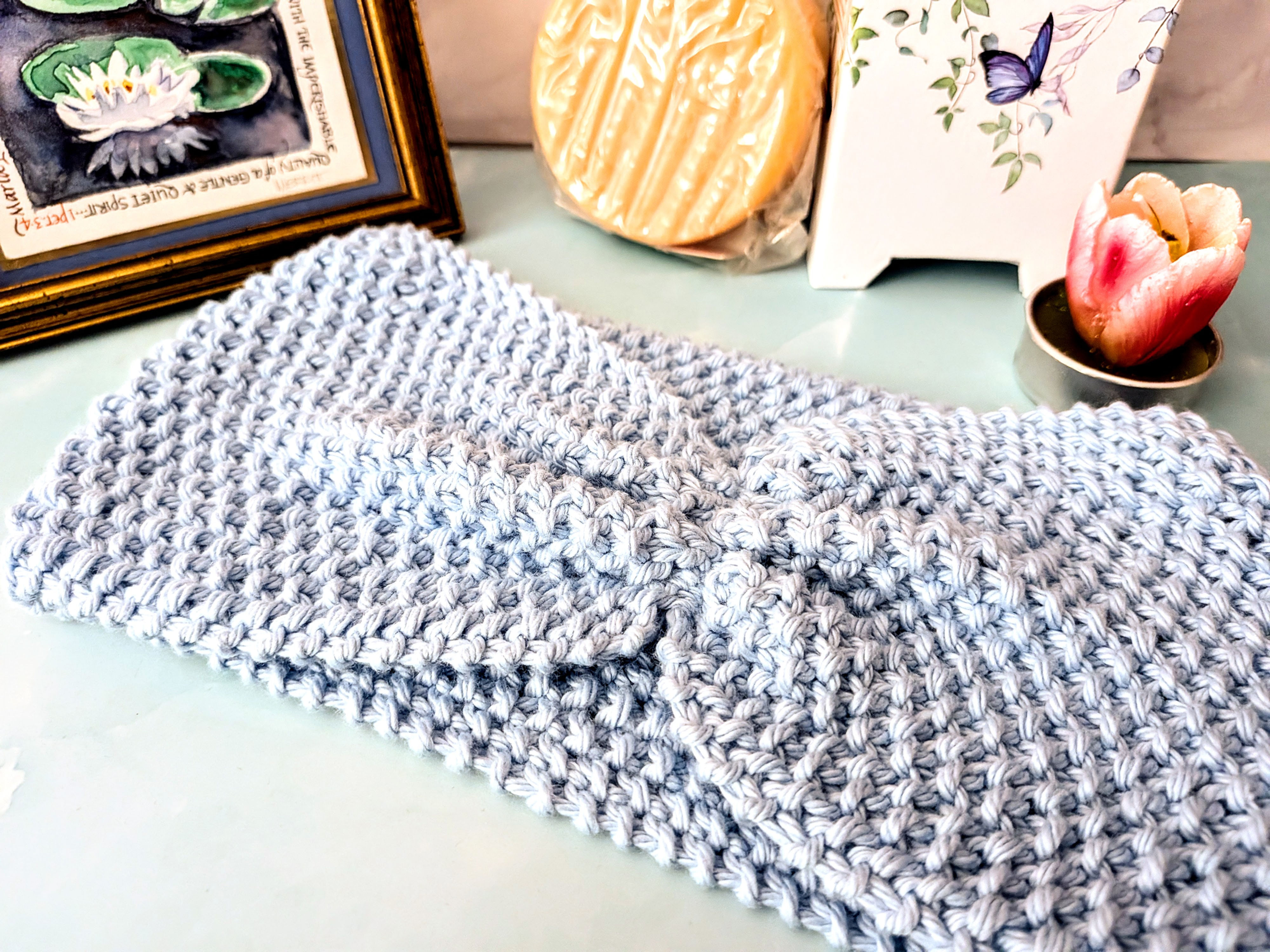 Spa Scrunch Headband Pattern (knit)