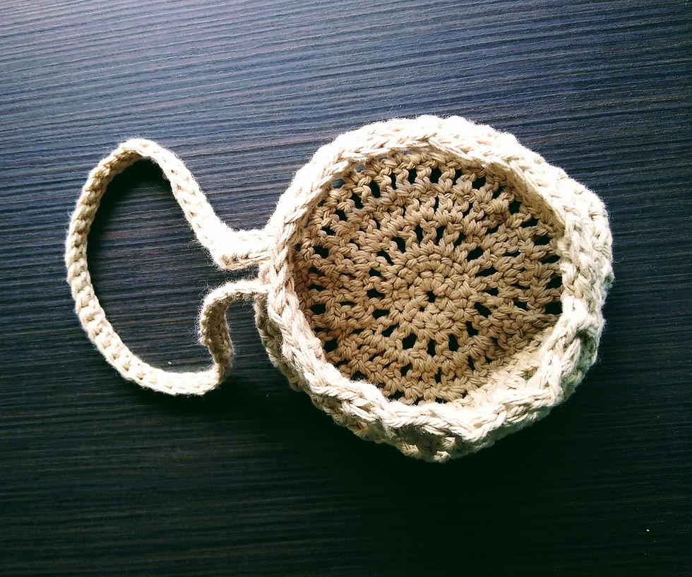 Thumbnail: Travel Shower Caddy Pattern (crochet)