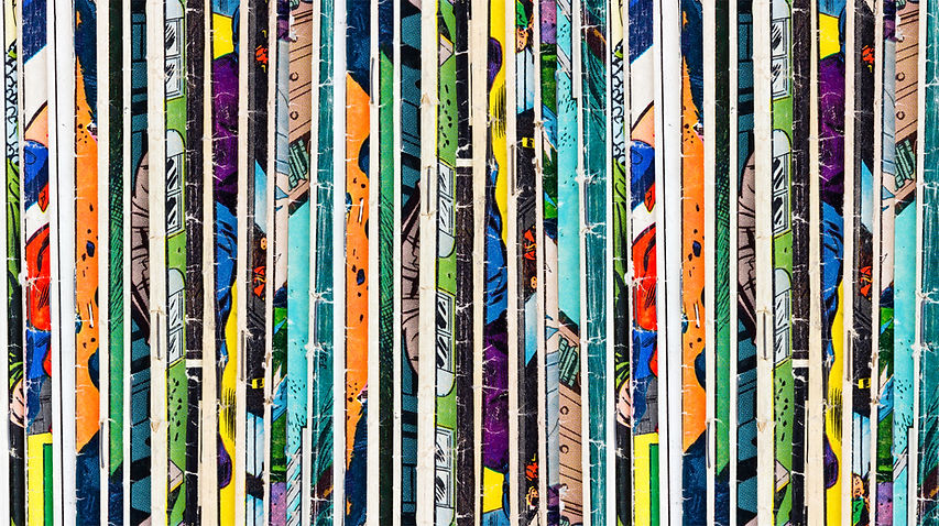 Strisce verticali dei fumetti