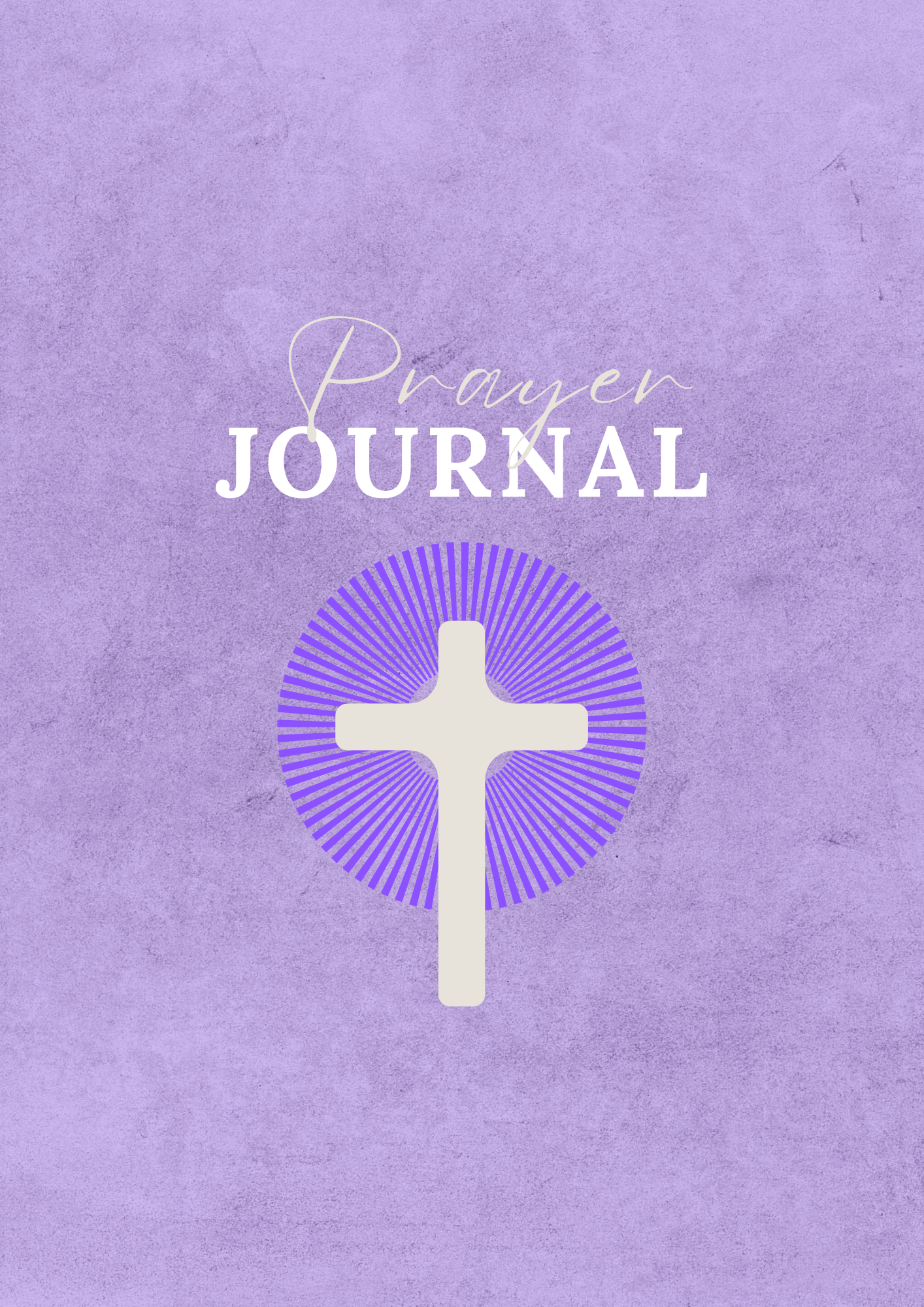 Purple Prayer Journal - Christian Diary with Gratitude Prompts