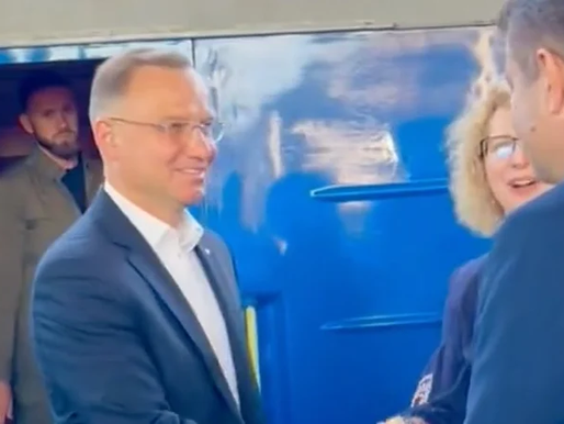 Вперше за рік. Президент Польщі Дуда прибув до Києва з неоголошеним візитом