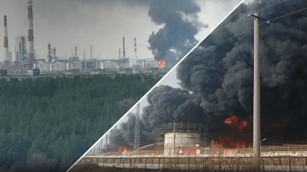 Генштаб ЗСУ підтвердив ураження одразу чотирьох нафтових об’єктів у РФ: вирують пожежі