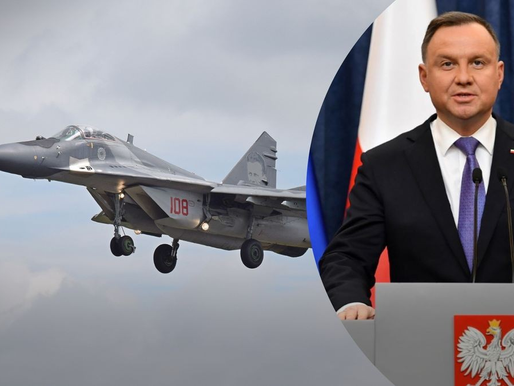 Polish President Andrzej Duda confirmed the readiness to transfer the MiG-29 to Ukraine