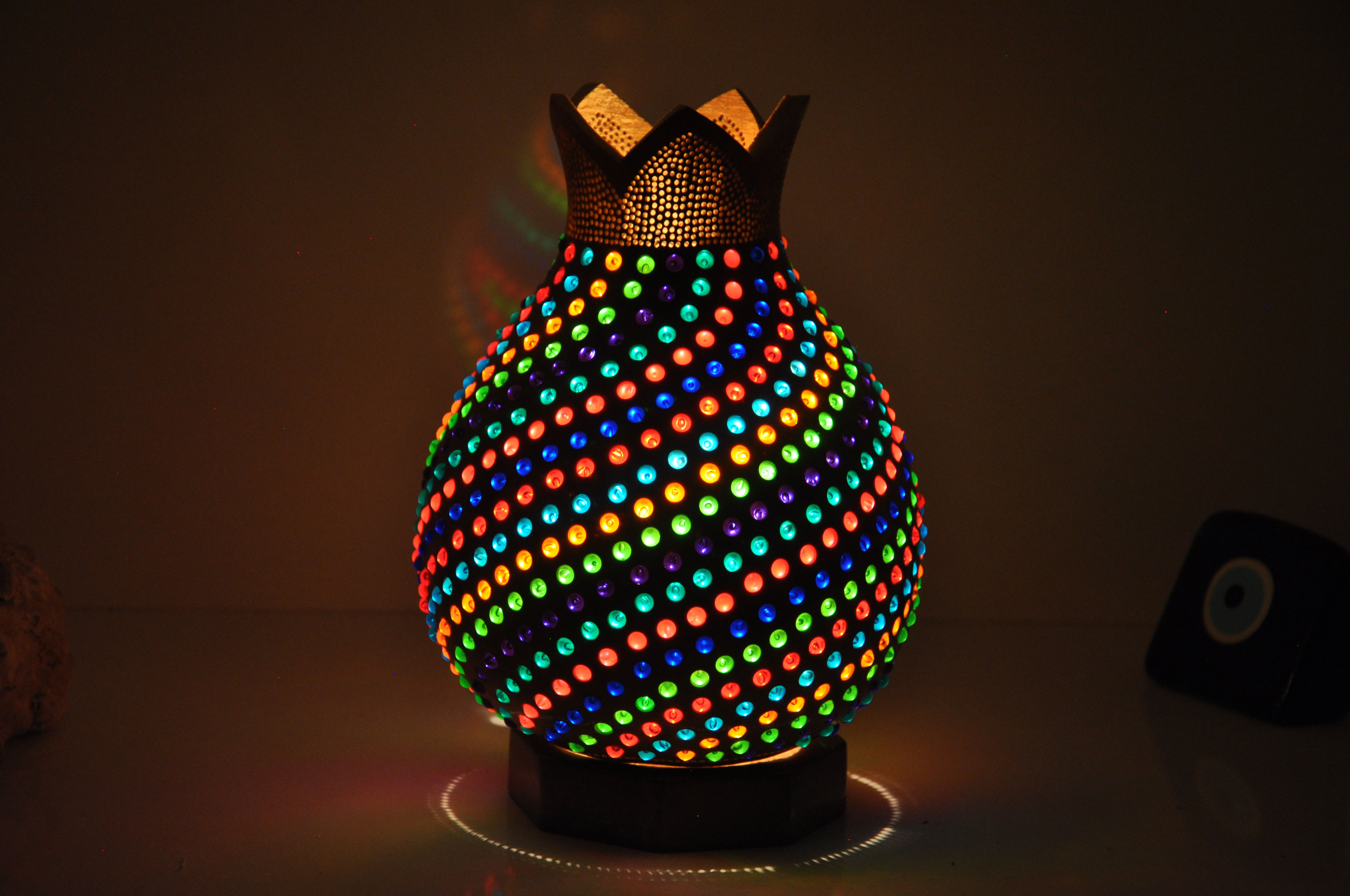 Nar (Doğal) Sık Boncuklu Küçük Boy Masaüstü Modeli