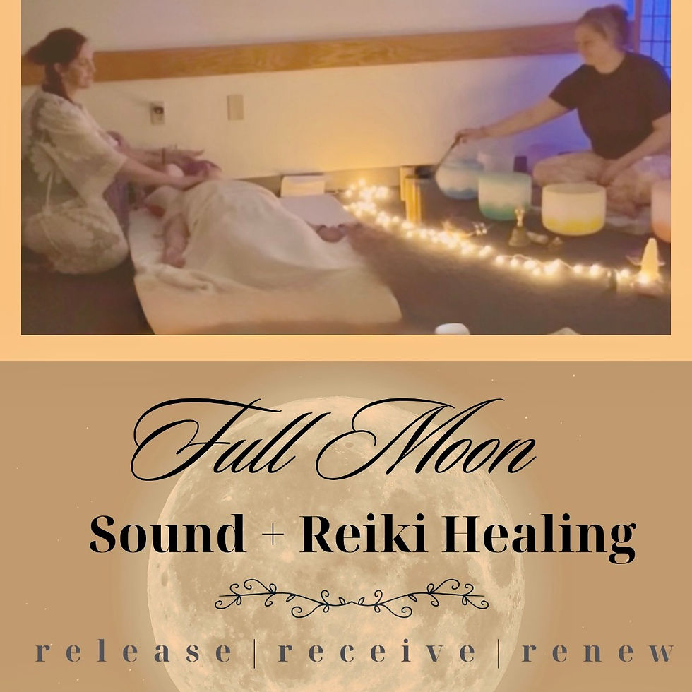 Reiki Sound Healing. Full Moon Event