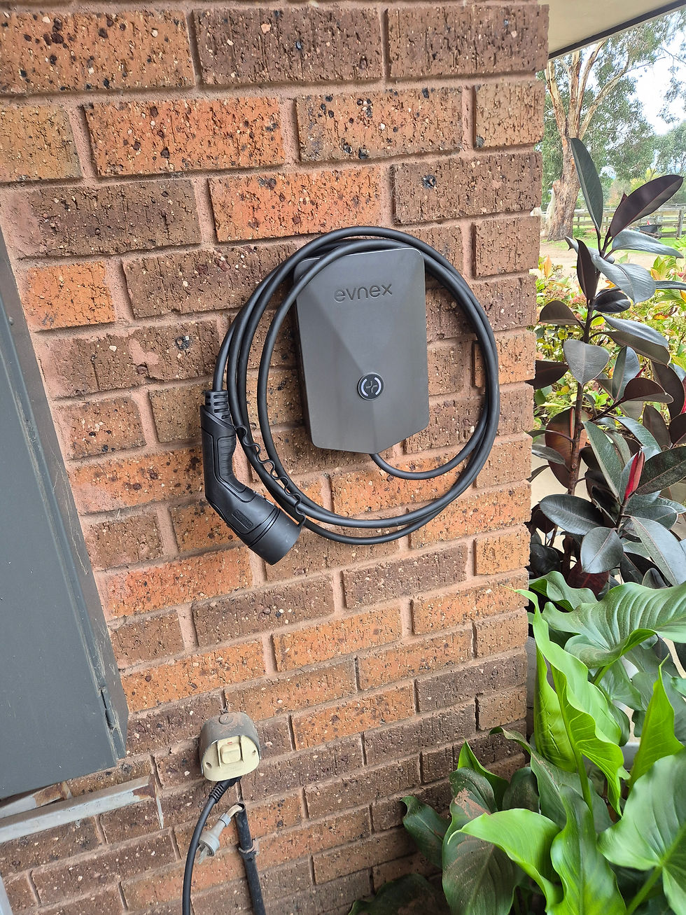 Home EV charger installed by The EV MAN