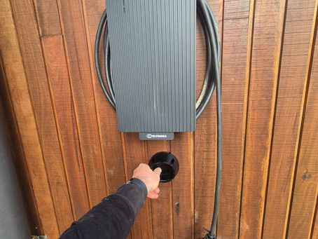 Home EV charger installed by The EV MAN
