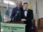 Na ocasião, fomos recebidos pelo presidente da AGL e da FALB, Conde Thiago de Menezes.