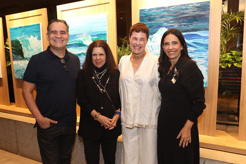 Alberto Saraiva, Vanda Klabin, Esther Bonder e Chris