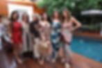 Flávia Cyfer, Larissa Faria, Priscila Megre, Ingrid Palma, Thati Amorim e Naty Basiquinha em foto de Reginaldo Teixeira